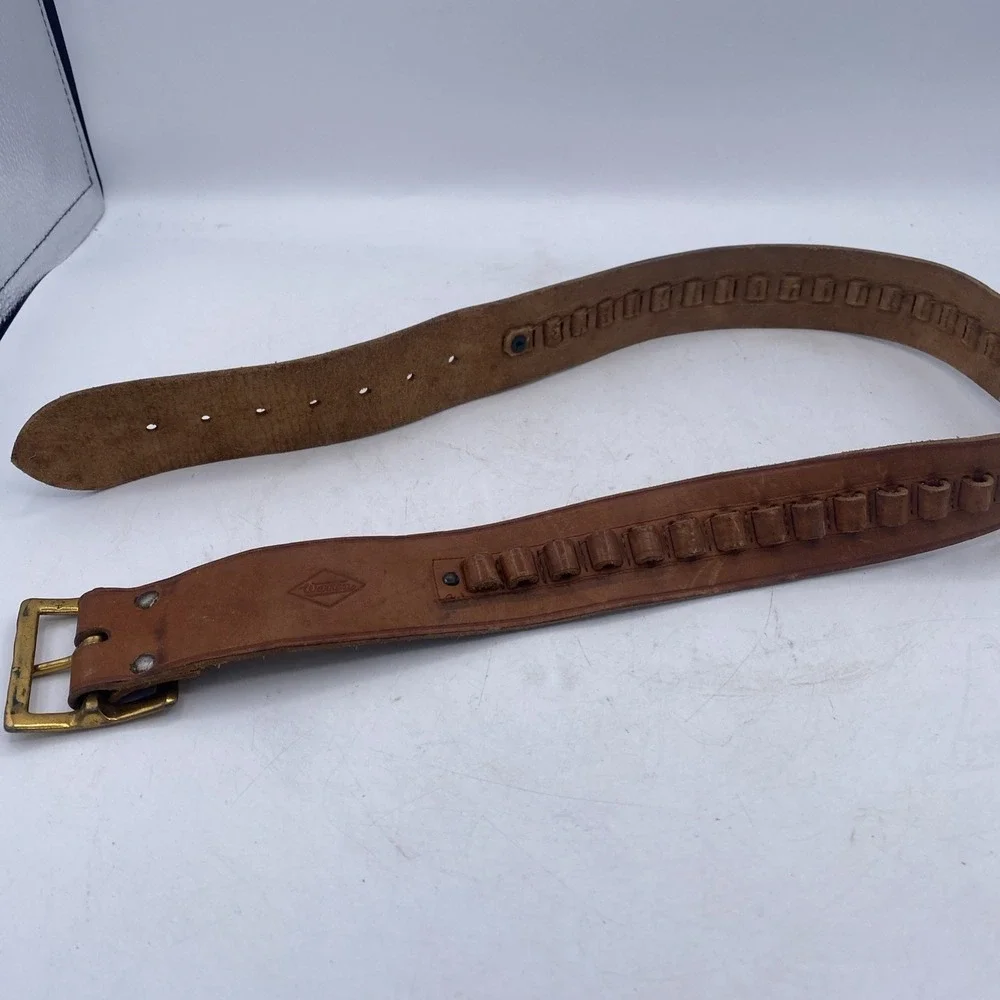 VTG Warren Brown Ammo Belt, Small Length 33